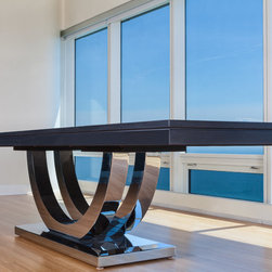 Metro Chrome - Dining Table - Chicago Skyline - Dining Tables