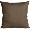 HOWARD ELLIOTT STERLING Pillow Throw Square 20x20 Chocolate Brown