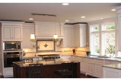 Eclectic kitchen photo in Seattle