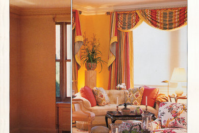 Elegant living room photo in Santa Barbara