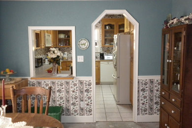 Elegant dining room photo in Atlanta