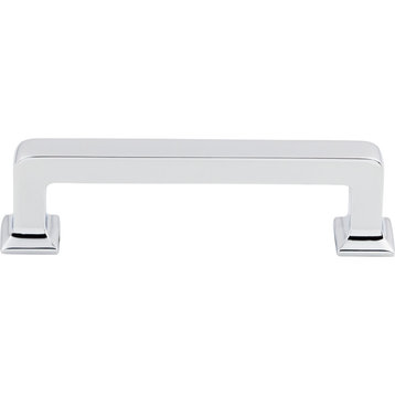 Top Knobs - Ascendra Pull 3 3/4 Inch (c-c) - Polished Chrome