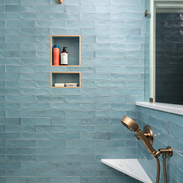 Primary Bathroom at 4208 Water Oak by Pike Properties - Charlotte Custom Home Bu