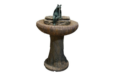 Frog on Fountain