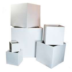 AuthenTEAK Lightweight Fiberglass Planters - Outdoor Pots And Planters