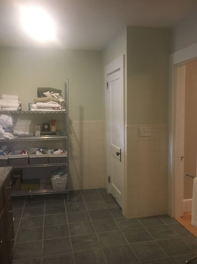 A Couple Trades One Giant Bathroom for Two Smaller Ones