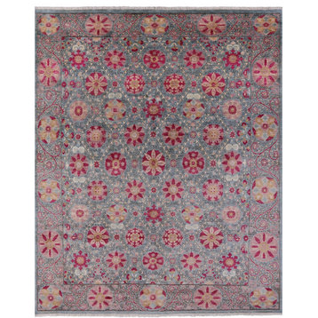 8' 3" X 10' 2" William Morris Hand-Knotted Rug Q8476