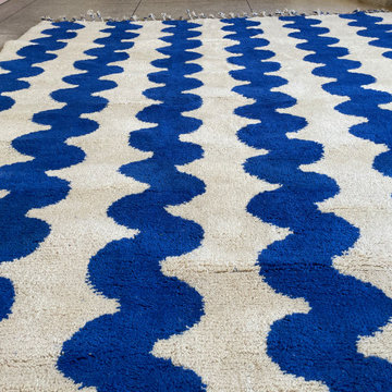 Moroccan Handmade Soft Area Rug Wool Beni Ourain - MoroccanHandsART