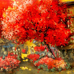 Flower Market - Paintings