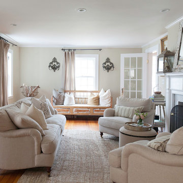 My Houzz: Cozy Comfort and Neutral Style in New England