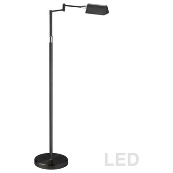 1-Light Floor Lamp in Black