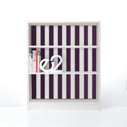 PANYL Plum Thin Stripes for IKEA BILLY - Home Decor