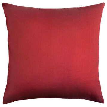 The Pillow Collection Red Gildersleeve Throw Pillow, 18"