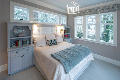 Inspiration for a transitional bedroom remodel in Portland