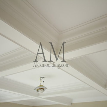 Beamed ceilings with molding, Woodbridge