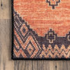 nuLOOM Quincy Cotton-Blend Traditional Area Rug, Rust 4' x 6'