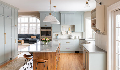Kitchen of the Week: Bright and Open With a Warm Walnut Island