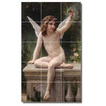 Picture-Tiles.com - William Bouguereau Angels Painting Ceramic Tile Mural #60, 36"x60" - Mural Title: Le Captif