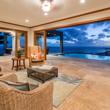 Custom closets and cabinets in a tropical Hawaii home