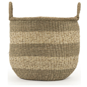 Basket with Handles - Brown, Large