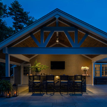 Vaulted Veranda Outdoor Kitchen