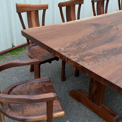 Live Edge Walnut Dining Set - Dining Sets