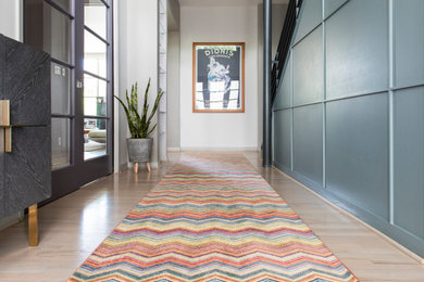 Trendy entryway photo in Houston