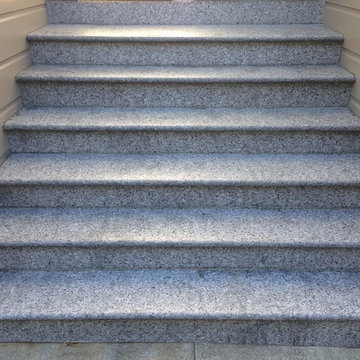 Granite Entry Staircase Cleaning, Sealing and Caulking Application