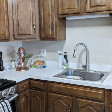 McLean Commons Transitional Kitchen and Bathroom Remodel