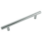 Laurey - Steel T-Bar Pull - Polished Chrome - 128mm - Laurey is todays top brand of Decorative and Functional Cabinet Hardware!  Make your home sparkle with our Decorative Knobs and Pulls, or fix up your cabinets with our Functional Hardware!  Cabinets feel better when Laurey's on them!
