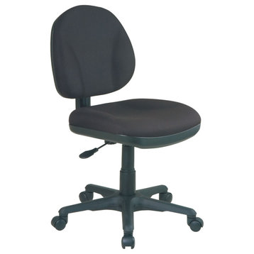 Sculptured Task Chair, Black