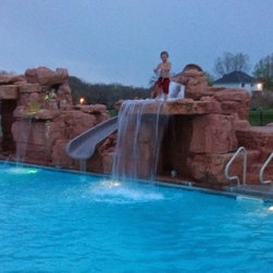 Swimming Pool with Custom Water Feature - Lifestyle And Leisure