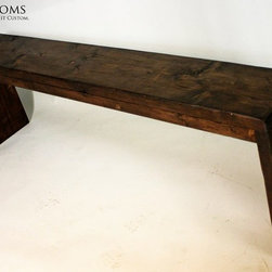 Rustic Reclaimed Bench - Hall Trees