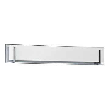 brushed chrome vanity light