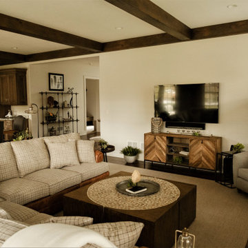 Sectional Facing Wall-Mounted TV