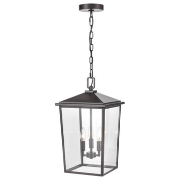 Millennium Fetterton 3-Light Outdoor Hanging Light in Powder Coat Bronze