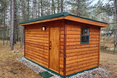 Custom Cedar Backyard 8x14 Sauna