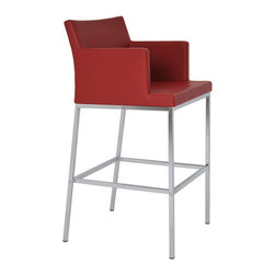 Soho Chrome Counter / Bar Stool - Bar Stools And Counter Stools