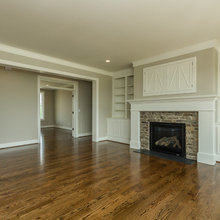 family room and hearth