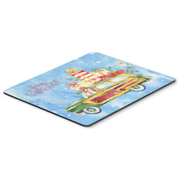 Merry Christmas Cavapoo Mouse Pad
