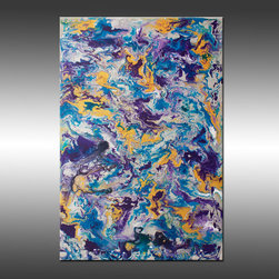 Liquid Industrial Series Paintings - Artwork