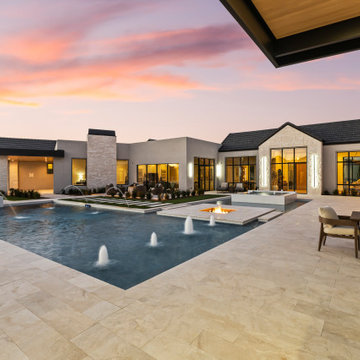 Record-Breaking Bar Z Estate: Resort Pool, Sport Court & Full Mountain Views in