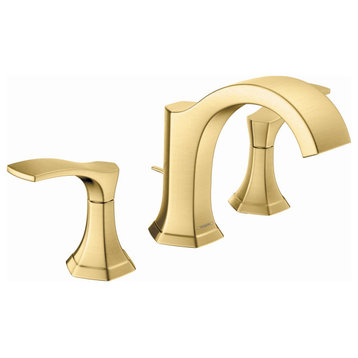 Hansgrohe 04813 Locarno 1.2 GPM Widespread Bathroom Faucet - Brushed Gold Optic