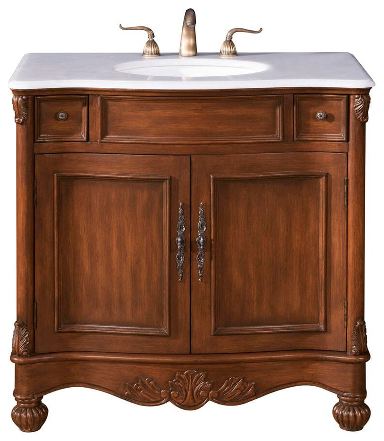 Elegant VF-1047 36" Single Bathroom Vanity - Victorian - Bathroom ...