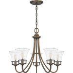 Quoizel Lighting - Quoizel Lighting FCH5025SU Fairchild Chandelier 5 Light Steel - 19.5 Inches high - The transitional style of the Fairchild collectionFairchild Chandelier Statuary Bronze CleaUL: Suitable for damp locations Energy Star Qualified: n/a ADA Certified: n/a  *Number of Lights: 5-*Wattage:60w Incandescent bulb(s) *Bulb Included:No *Bulb Type:Incandescent *Finish Type:Statuary Bronze