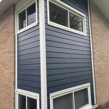 James Hardie Siding Project - Deep Ocean - Palatine, IL