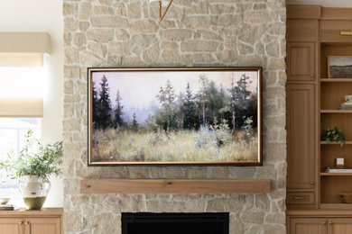 Living room - country living room idea in San Francisco