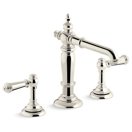 Kohler Artifacts Column Bathroom Sink Spout, Vibrant Polished Nickel