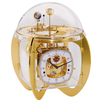 Astro Brass Key Wound Tellurium Table Clock