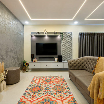 Interiors for a 1800 sqft home